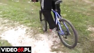 Polish brunette is broke and has to suck jocks to earn some simple money very fast