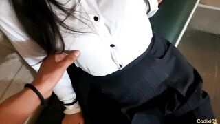 Esta COLEGIALA MEXICANA se va a COGER por DINERO CON SU MAESTRO