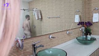 I on my stepson in the shower, I Fuck him and I get a big load in my Booty -Kourtney Love