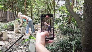 Famous Colombian actress is recognized by an American and ends up screwing her?