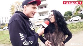 BumsBus - Lilly Foxx Big Butt German Teen Picked up for Steamy Close up Car Sex - LETSDOEIT