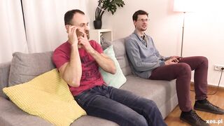 Polish Redhead MILF Fucked by three Boyz