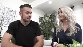 Busty Golden-Haired MILF Gets the Hard Jock this playgirl needs from her Stepson