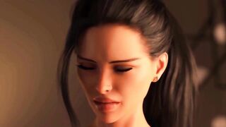 3d milf offered to help with a handjob, but everything turned into wild animated snatch sex