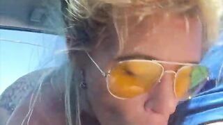 Real hooker receives a biggest facial after sucking & banging bareback