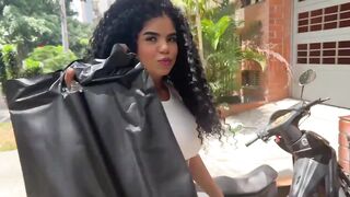 Busty Latin sweetheart with Hirsute Hair Has Multiple Squirting Orgasms on Raw Big White Wang in Hawt Lingerie