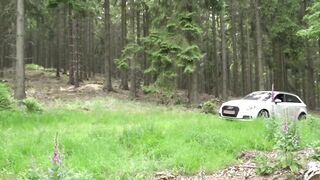 German Amateurs Meet in the Forest to Fuck