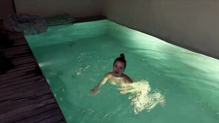 Picked up a stranger near bar and fucked her near pool