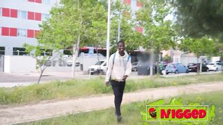 A big, 330-pound Latina wants to fuck a young black man. Interracial sex with Mae Quira on Nigged