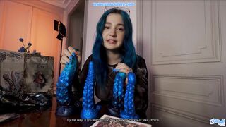 This toy will make your boss cum like a Daemon - POV Role Play by a Curly Frenchwoman