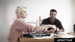 ADULT TIME - Skye Blue Bangs Her Bestie's Cheating Fiancee To Cure His Cold Feet! FRENCH SUBTITLES
