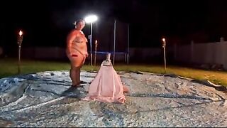 Wild outdoor Sex Toy Pleasure