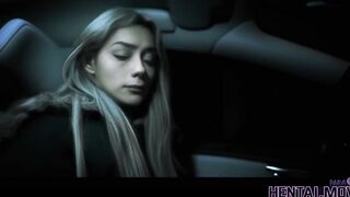 AI HENTAI - Haunted House Lesbian Threesome - Alien Creatures Possess Sexy Beauties