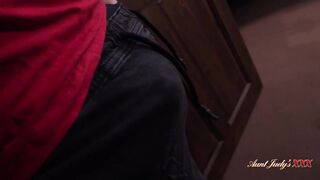 AuntJudysXXX - Busty BBW Stepmom JJ Jewel Gets Caught Masturbating by Her Stepson