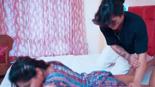 Big tits wife cheated her husband by screwing his friend