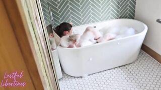 Stepmom took pity on me after catching me peeking on her in the washroom