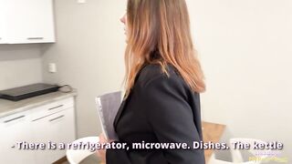 The real estate agent overcharged her services, and I used 'em to the last cent.