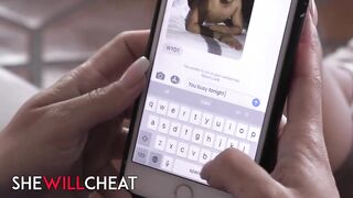 This Honey will Cheat - Anal Lover Cali Carter Cucks her Husband over Phone