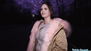 Public Agent 20 Year old Student with Huge Natural Titties