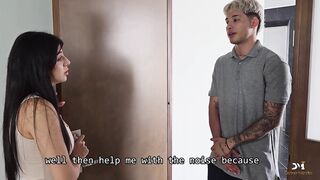 Cuckold wife bangs her neighbor - Danner Mendez and Jessica Osorio