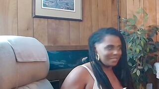 Homemade amateur Ebony fortune teller