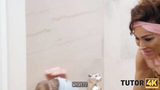 TUTOR4K. The Trainer Compilation. Hot sex with private teachers Aubrey Black, Tanya Foxxx and Moon Flower